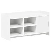 Szafka na buty Biały 100 x 39,5 x 51 cm Drewno inżynieryjne
