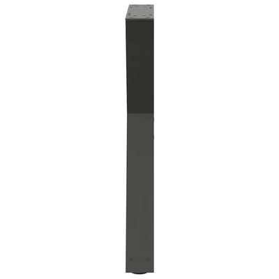 Nogi do stołu jadalnego 2 szt. Antracyt 60x(72-73,3) cm Stal