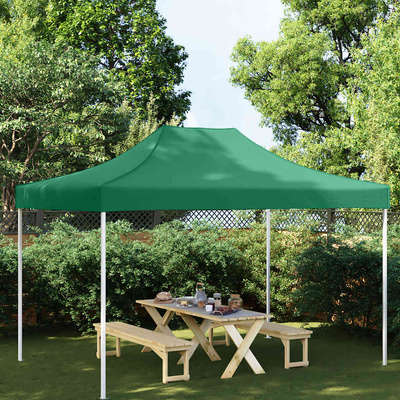 vidaXL Dach do namiotu imprezowego, 4 x 3 m, zielony, 270 g/m²