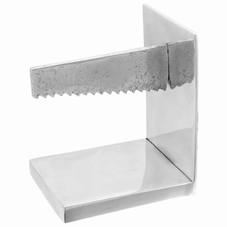 Podpórki do książek 2 pcs Srebrny 11 x 14 x 17,5 cm Aluminium