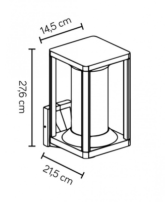 Kinkiet zewnętrzny M1931