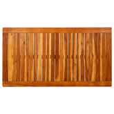Ogrodowy stolik kawowy, 110x60x45 cm, lite drewno akacjowe