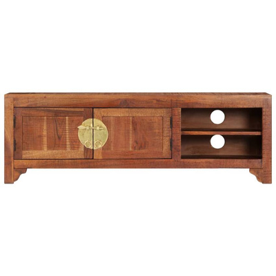 vidaXL Szafka pod TV, 120x30x40 cm, lite drewno akacjowe