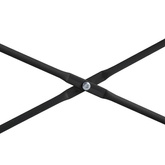 vidaXL Biurko komputerowe, czarne 110x60x70 cm materiał drewnopochodny