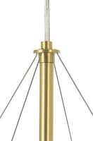 LAMPA WISZĄCA ILLUSION S45 ZŁOTA - LED, METAL ADANI AD131