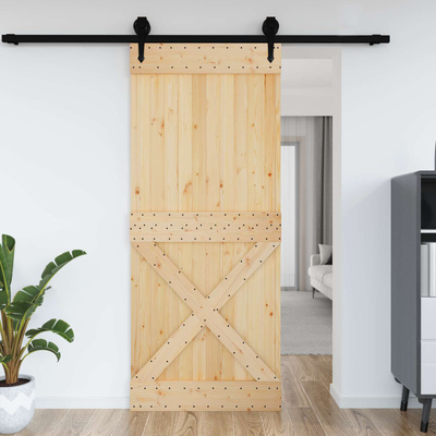 Drzwi Cross NARVIK 95x210cm Lite Drewno Sosnowe (Nieobrobione)