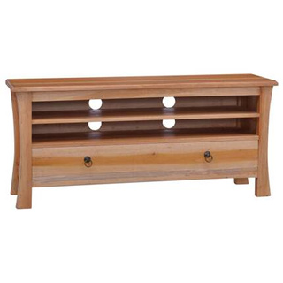 vidaXL Szafka pod TV, 100x30x45 cm, lite drewno mahoniowe