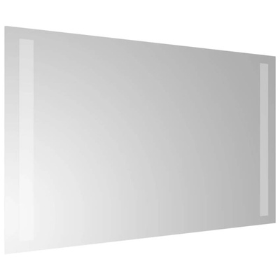 vidaXL Lustro łazienkowe z LED, 60x30 cm