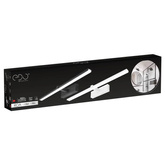Kinkiet ścienny nad lustro ROA LED 60 Sand Black, 4000K, IP44, czarna, 60cm EDO777246 EDO Solutions
