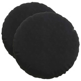 Poduszki na siedziska 2 pcs Czarny ?50 x 19 cm Aksamit