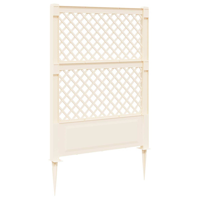Trellis z gwoździem Biały 99 x 6 x 165 cm PP
