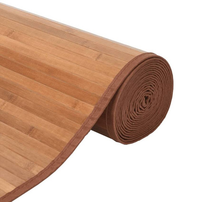 vidaXL Dywan prostokątny, naturalny, 70x1000 cm, bambusowy