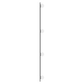 vidaXL Lustro ścienne z LED, 40x80 cm, szklane, prostokątne