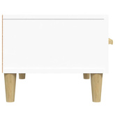 vidaXL Szafka pod TV, biała, 150x34,5x30 cm, materiał drewnopochodny