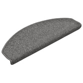Maty na schody 15 szt. 65x24x4 cm Ciemnoszare Półokrągłe Duże