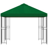 Altana 3 x 3 m zielony Poliester i Stal 190 gsm