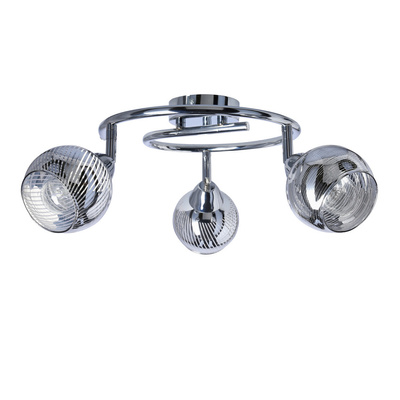 Lampa sufitowa spirala 3X10W E14 LED chrom FORT 98-62833