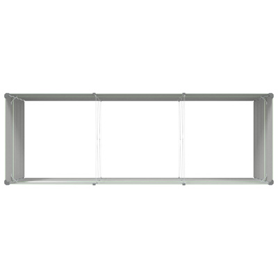 Donica Pastelowa Zieleń 290 x 100 x 75 cm Stal Galwanizowana