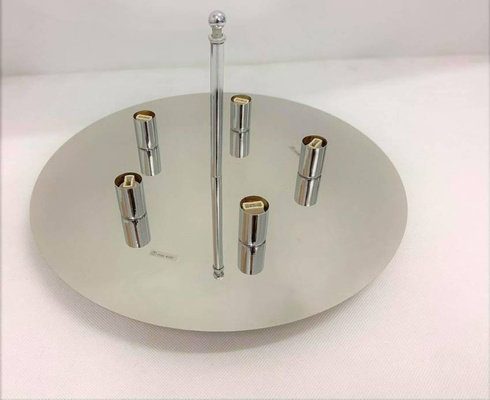 Plafon srebrny okrągły lampa sufitowa 5xG9 Ceiling 98-11640