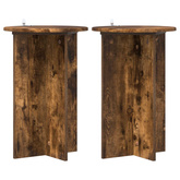 Stojak na rośliny 2 pcs Dąb wędzony ?40 x 60 cm
