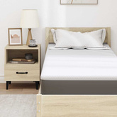 Materac topper z pianki pamięciowej 80 x 200 cm Thick Miękki