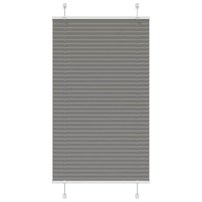 Roleta plisowana antracytowa 80x150 cm Szerokość tkaniny 79,4cm