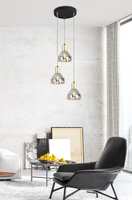 Lampa wisząca złota 3xE14 18cm Gregory 33-78995