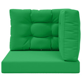 Poduszka do sofy na zewnątrz 3 pcs Zielony Poliester