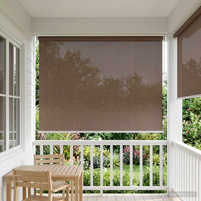 Roleta zewnętrzna 90% blokada UV Ciemnoszary 60 x 230 cm HDPE
