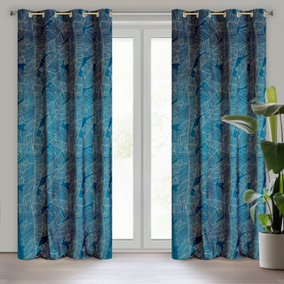 Zasłona Przel granatowa 140x250