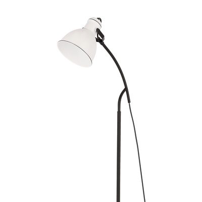 Lampa podłogowa czarno-biała skośna regulowana Zumba Candellux 51-72108