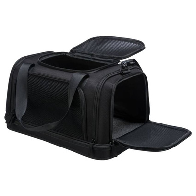 TRIXIE Transporter samolotowy dla psa Plane, 44x28x25 cm, czarny
