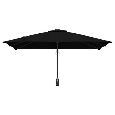 Parasolka ogrodowa Ze LED Lights Czarny 248,5 x 247,5 x 160 cm