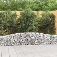 Kosze gabionowe, 20 szt, 400x30x40/60 cm, galwanizowane żelazo