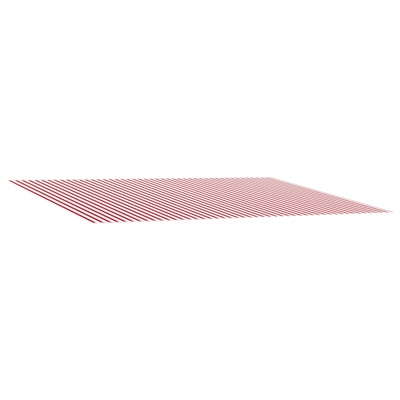 Materiał zapasowy do markizy Czerwony i Biały 600 × 350 cm