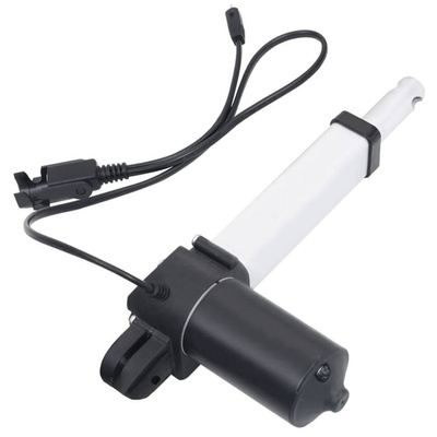 vidaXL Podnoszony fotel masujący, ciemnoszary, tkanina