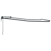 Rama markizy Z regulacją Antracyt 4 × 3 m Stal