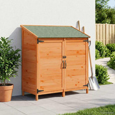 Shed ogrodowy brązowy 106,5 x 56 x 113,5 cm Drewno Świerkowe