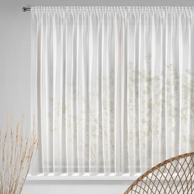 Zasłona Alexa biała 350x150