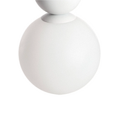 Lampa Wisząca ze szkła mlecznego ?30cm G9 Abruzzo Dizzaro Trio