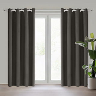 Zasłona Parisa grafitowa 140x250