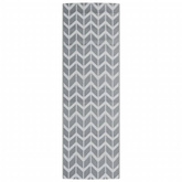 vidaXL Dywan zewnętrzny, szary, 80x250 cm, PP