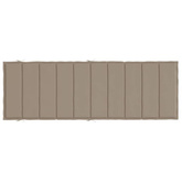 vidaXL Poduszka na leżak, taupe, 186x58x3 cm, tkanina Oxford