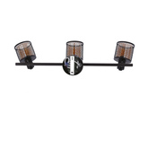 Lampa sufitowa kawowe złoto klosz bursztyn 3xE14 Canabera Candellux 93-82541
