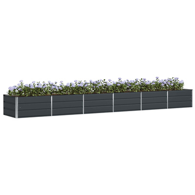 Donica Antracyt 480 x 80 x 45 cm Stal