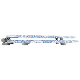 Deska klozetowa wolnoopadająca, MDF, wzór w ozdobne kafelki