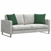 Poduszki na sofę 2 pcs Ciemna zieleń 50 x 50 cm