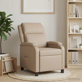 Fotel recliner Cappuccino Ekoskóra