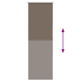 Roleta zaciemniająca Coffee 60x175 cm Szerokość tkaniny