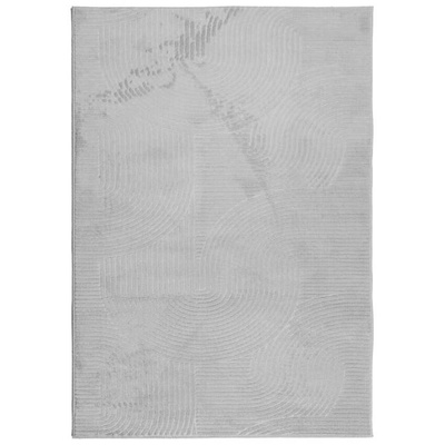 vidaXL Dywan IZA z krótkim włosiem, szary, 120x170 cm